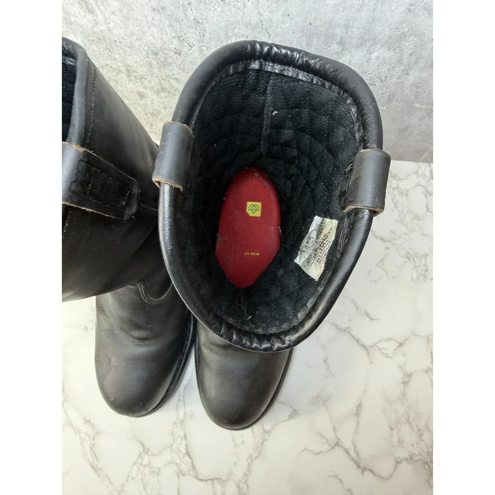 Red Wing 2271 Pull On Work Boots Black Safety Toe Waterproof 9 EE USA